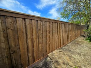 Steel Post Fence Installation